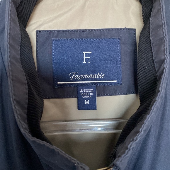 Women’s “Façonnable” lightweight dark blue vest! Outdoor activities! Walking M - Picture 6 of 17